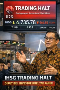 Read more about the article IHSG Trading Halt, Dirut BEI Meminta Investor Ritel Tak Panik