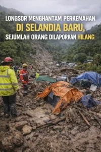 Read more about the article Longsor Menghantam Perkemahan di Selandia Baru, Sejumlah Orang Dilaporkan Hilang
