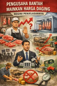 Read more about the article Pengusaha Bantah Mainkan Harga Daging, Begini Penjelasannya