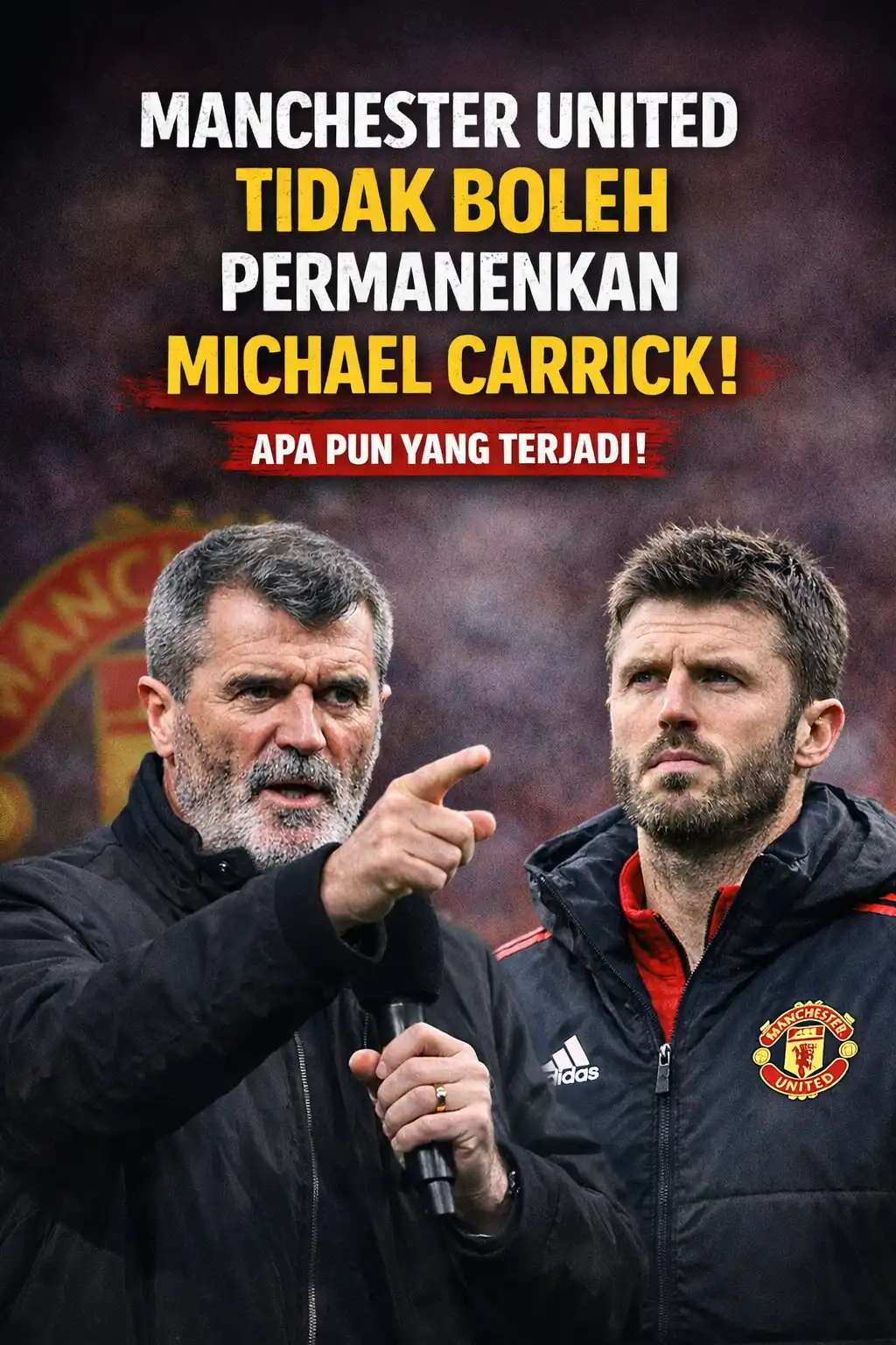 You are currently viewing Roy Keane: Manchester United Tidak Boleh Permanenkan Michael Carrick Apa Pun yang Terjadi!