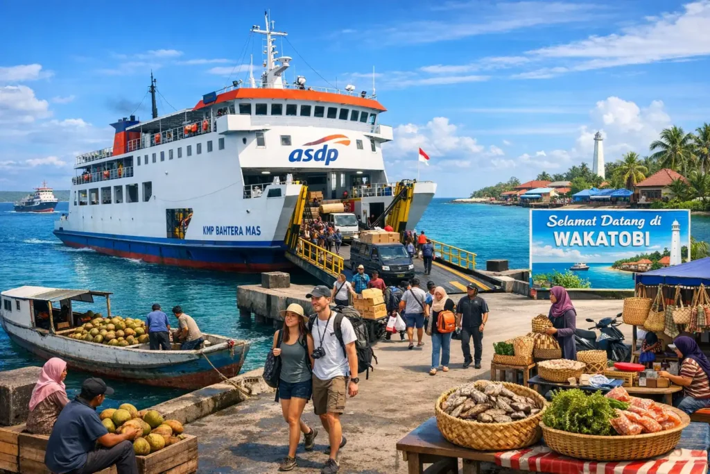 PT ASDP Perkuat Konektivitas Wakatobi untuk Dorong Pariwisata dan Ekonomi Daerah