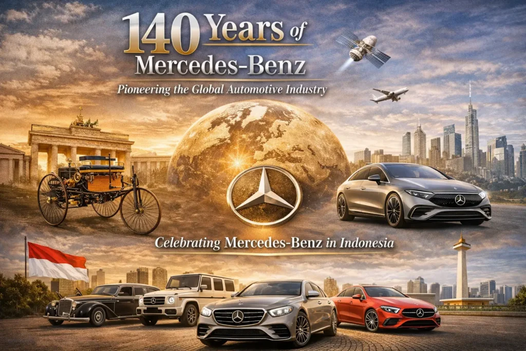 Selebrasi 140 Tahun Mercedes-Benz di Dunia Otomotif Global dan Perjalanannya di Selama Indonesia